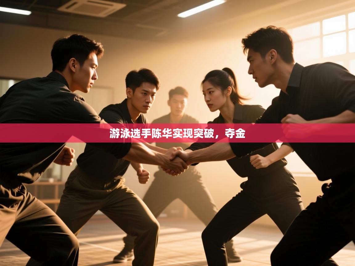 游泳选手陈华实现突破，夺金